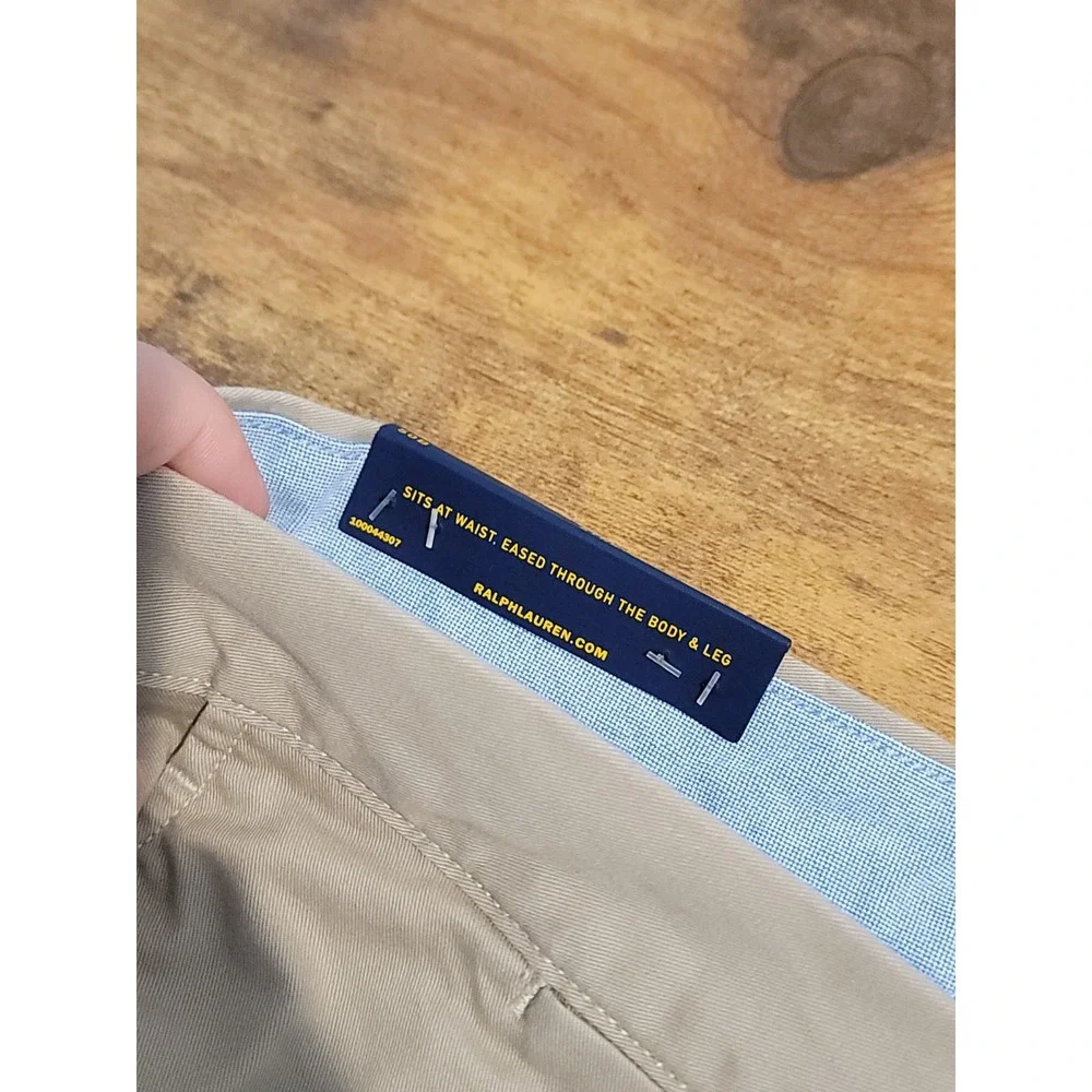 NWT Polo Ralph Lauren Chino Shorts 50B Beige Cotton Classic Fit 9